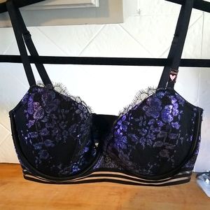 NWT rare foil lace bra
